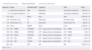 Top Singapore ERP salary computation 