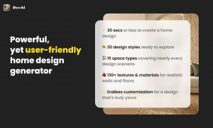 AI home design made super fast & easy for everyone with DecAI