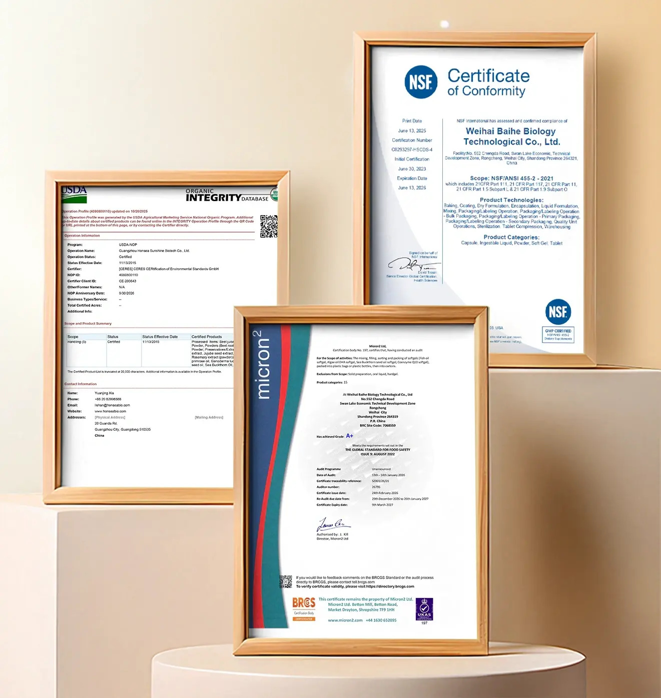 sea buckthorn product certifications sea buckthorn product certifications