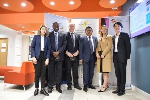 Representatives from Royal Brunei Airlines as they hosted the business competition for University of Warwick students on 4 December 2019.