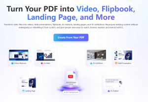 free PDF to video AI
