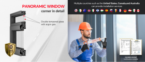 The Preferred Choice for High-End Villas: DERCHI's Certified Aluminium Picture Windows for Premium European Developments