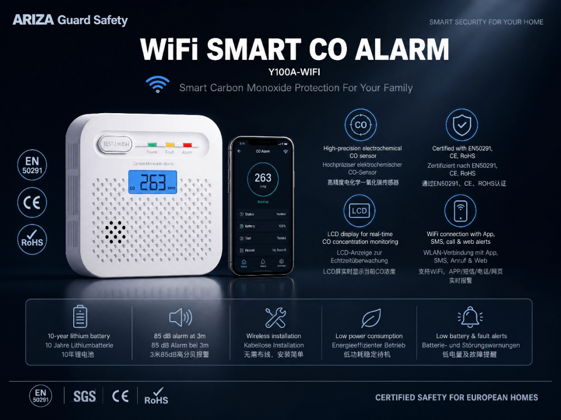 Certified Carbon Monoxide Detector Certified Carbon Monoxide Detector