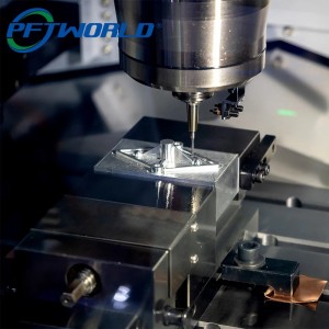 PFTWORLD CNC Milling Workpiece Held In Machining Fixture