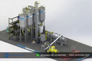 China high quality Vertical Dry Mortar Production Line Supplier
