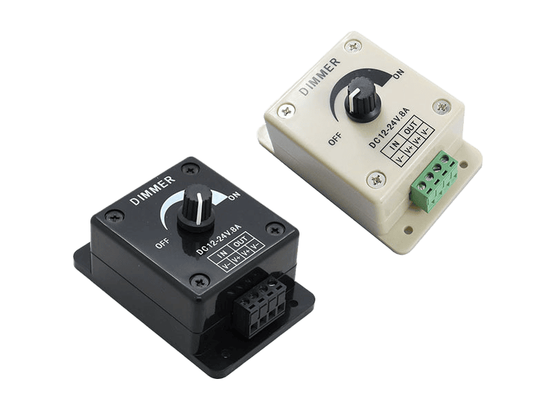 SignliteLED Knob Dimmers For Single Color LED Strip Control SignliteLED Knob Dimmers For Single Color LED Strip Control