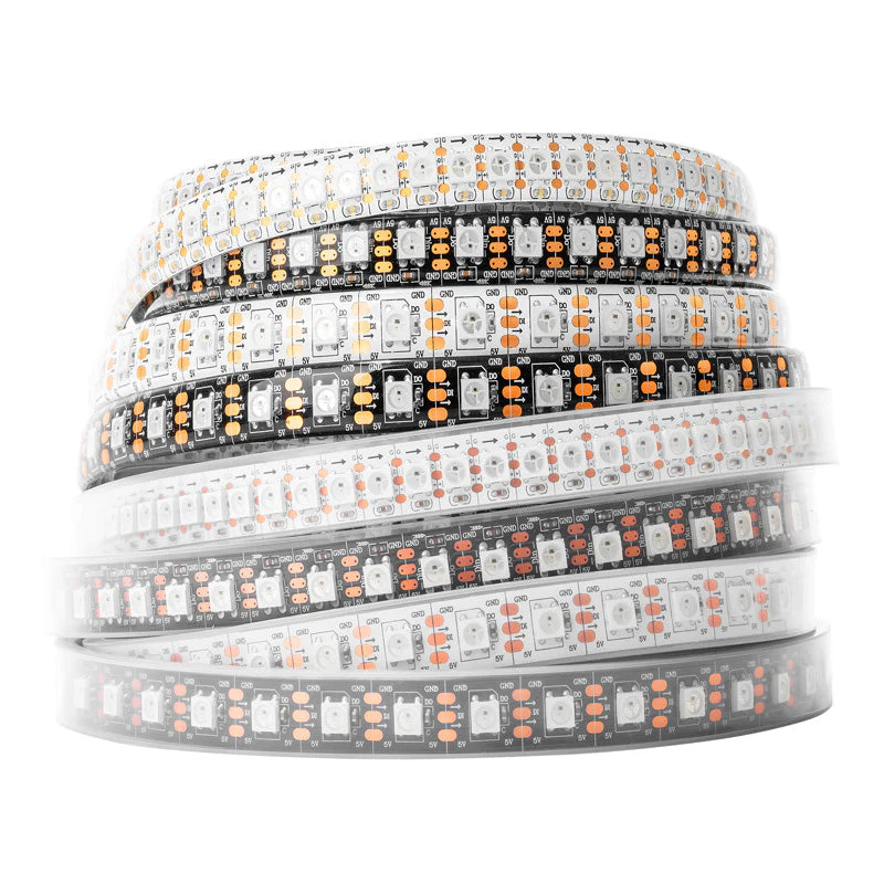 SignliteLED WS2812B Addressable RGB LED Strip With Built In IC Control SignliteLED WS2812B Addressable RGB LED Strip With Built In IC Control