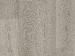 New Stone Rigid Core SPC Flooring Gray Woodgrain Plank Surface
