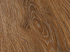 New Stone SPC Flooring Embossed Brown Woodgrain Surface Detail