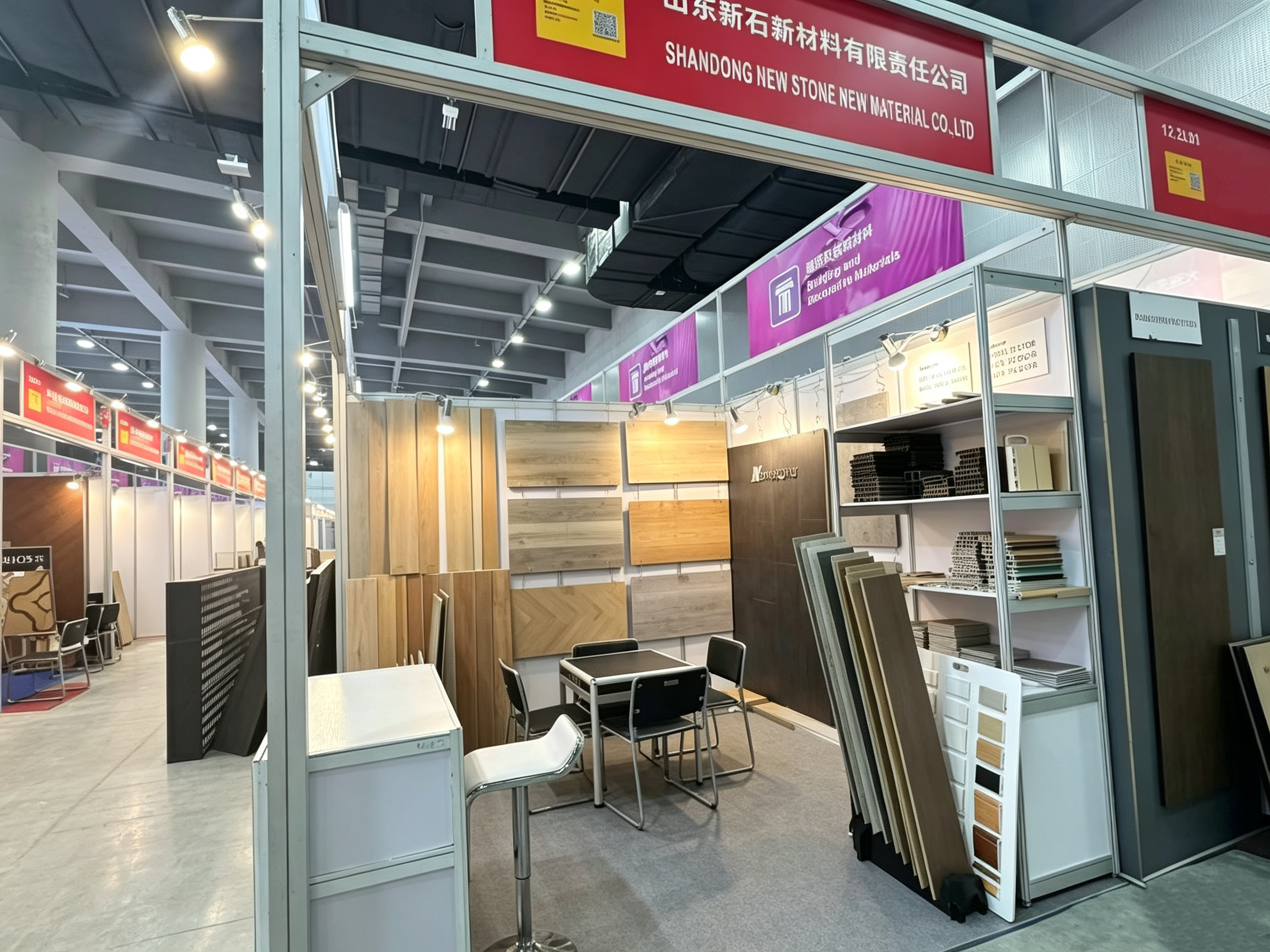 New Stone Canton Fair Flooring Exhibition Booth New Stone Canton Fair Flooring Exhibition Booth