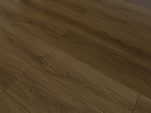 New Stone MFB Flooring Dark Woodgrain Installed Surface