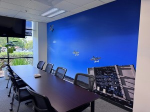 DZYNE Technologies Conference Room Wall Graphic