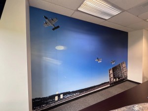 M10 Aircraft Wall Mural for DZYNE Technologies