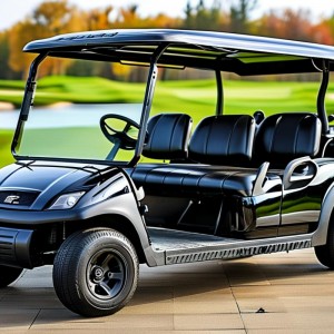 Black Golf Cart