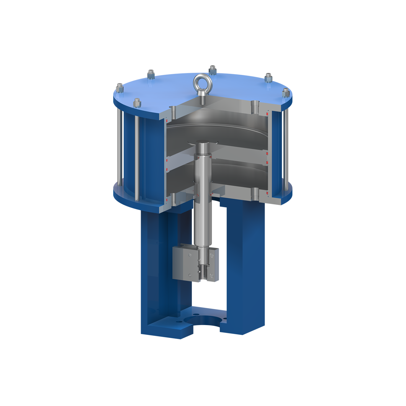 STARD GEARS LSP Linear Pneumatic Actuator Cutaway For Bidirectional Valve Control STARD GEARS LSP Linear Pneumatic Actuator Cutaway For Bidirectional Valve Control