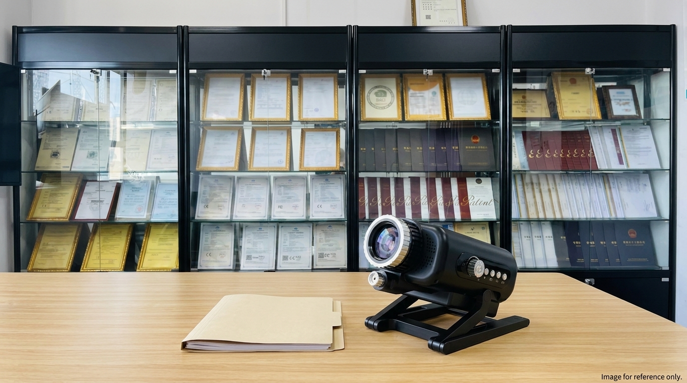 Factory compliance documents and projector quality verification Factory compliance documents and projector quality verification