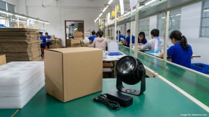 BL HW10 projector prepared for neutral OEM retail packaging