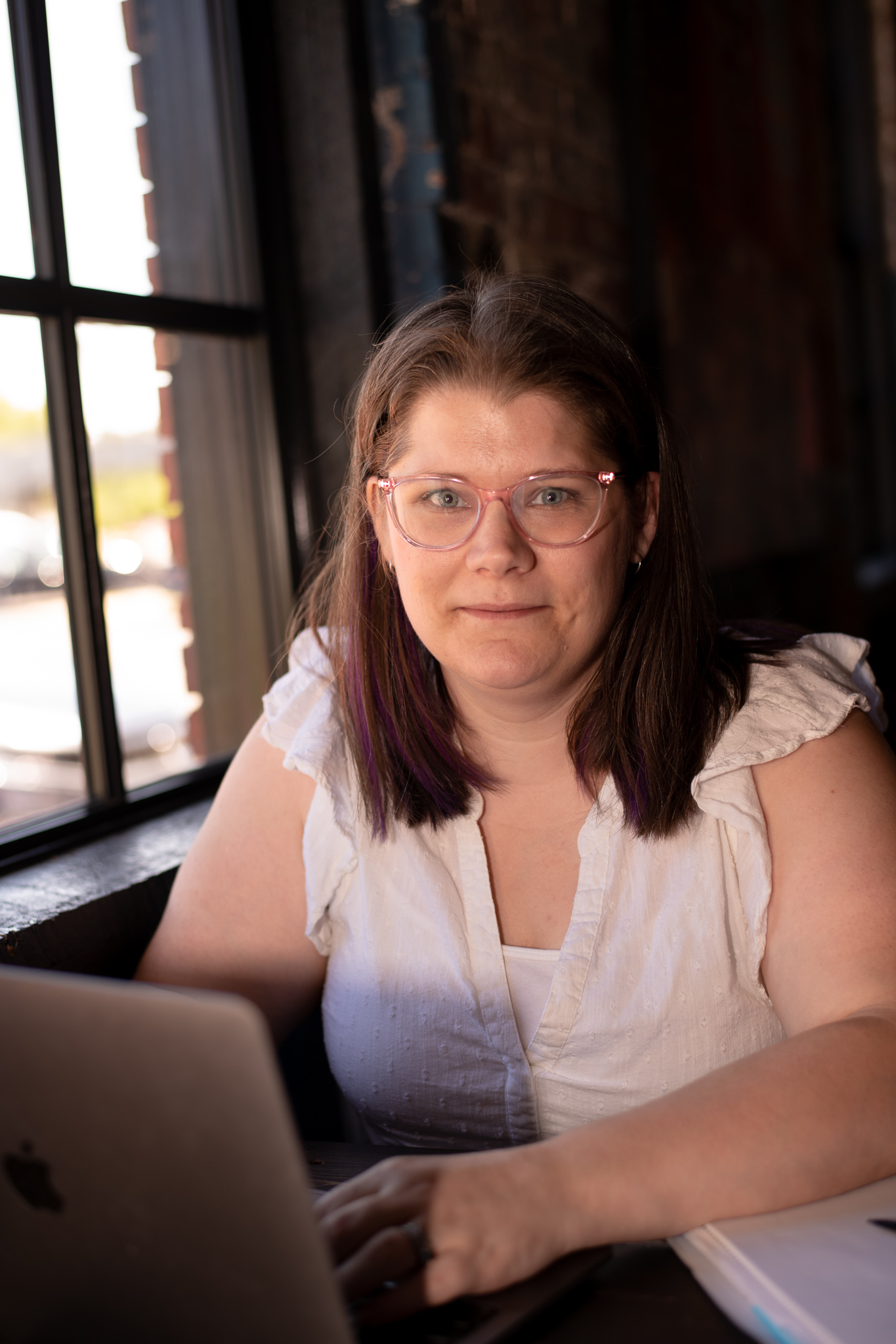 Emily Cleghorn creator and host of Mamahood After Trauma Photo courtesy of Lucenda Richards Photo