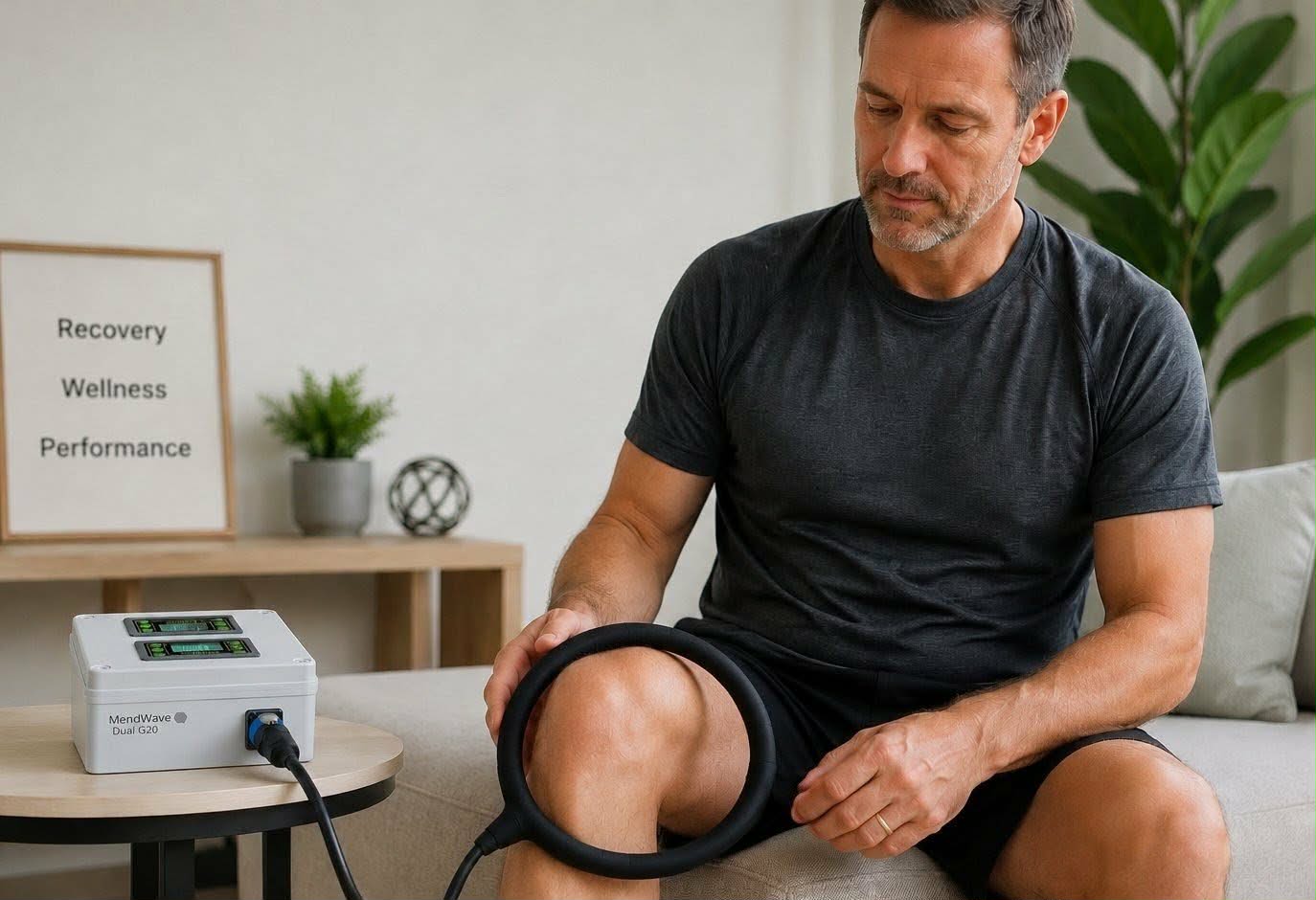 MendWave PEMF on Knee