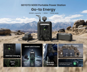 GEYOTO N300 Portable Power Station