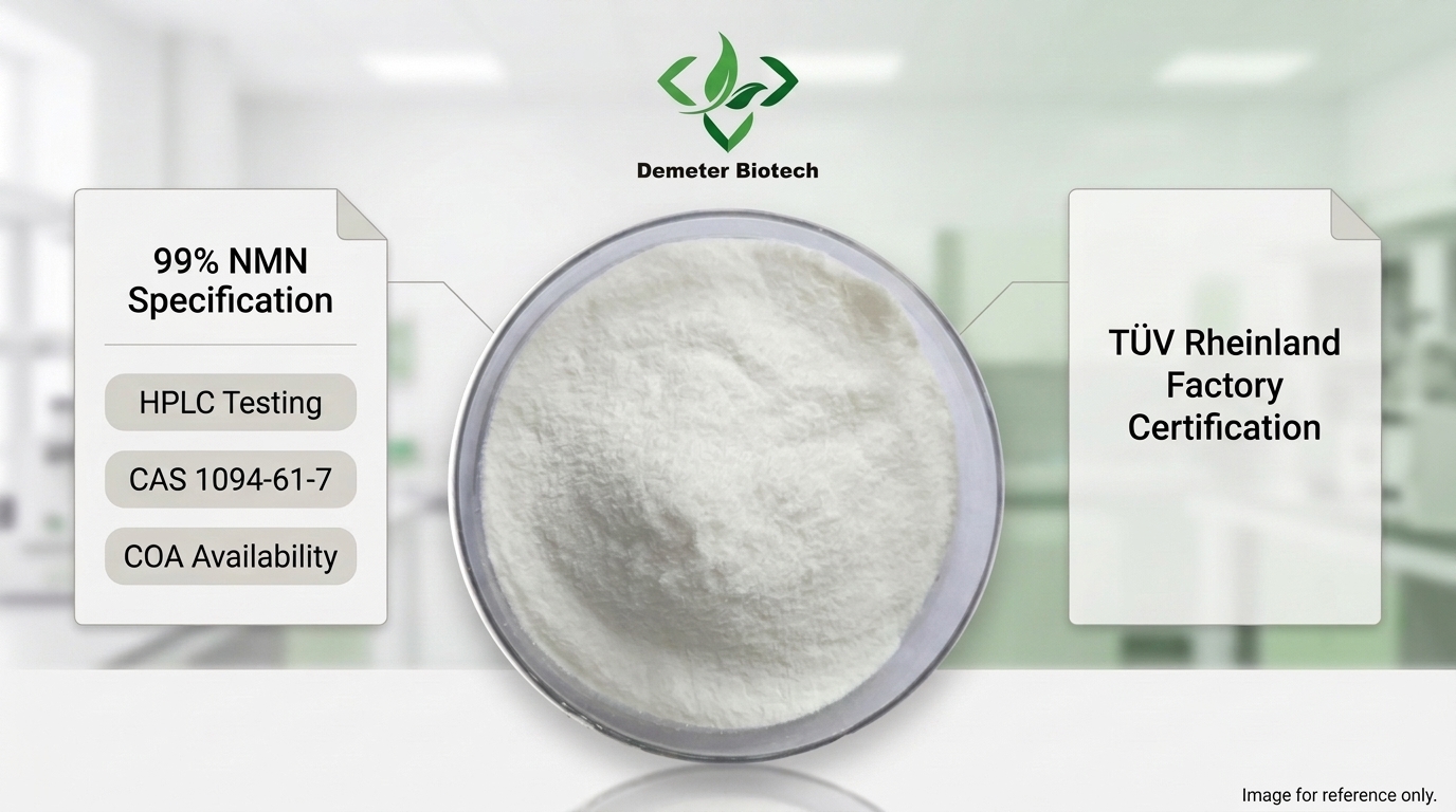Demeterherb: Leading Pure NMN Powder Manufacturer in China with TÜV Rheinland Factory Certification
