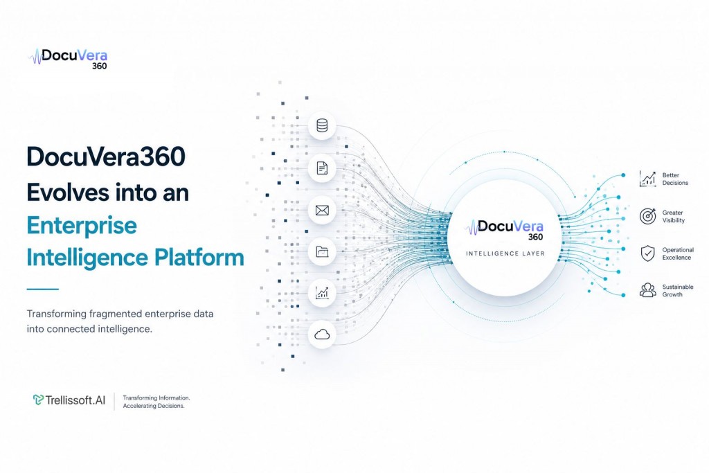 Trellissoft Announces DocuVera360 Evolution into Enterprise Intelligence Platform Trellissoft Announces DocuVera360 Evolution into Enterprise Intelligence Platform