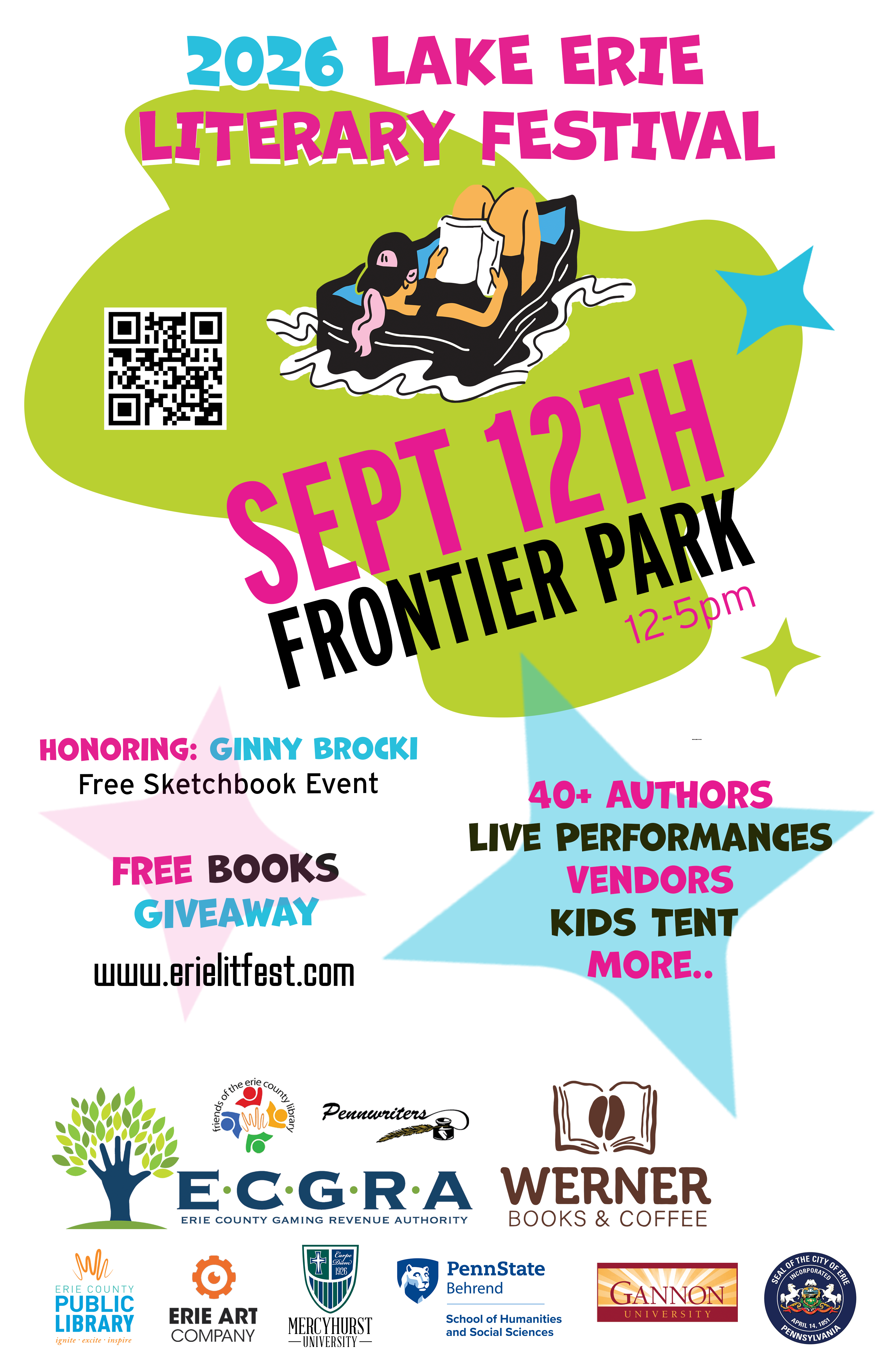 Lit Fest 25 poster Lit Fest 25 poster