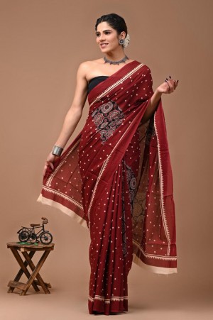 Cotton Saree by SA Fab