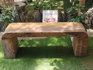 Stone garden bench by Stonemart