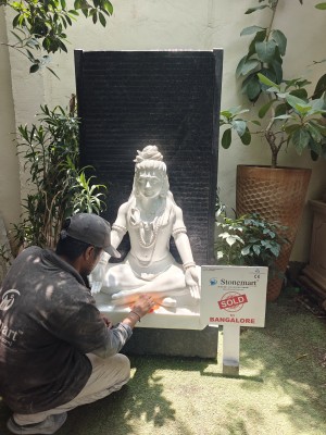 Stone Shiva fountain for residential and commercial projects by stonemart