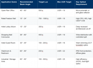 Table 3 Commercial Application Scene Matrix
