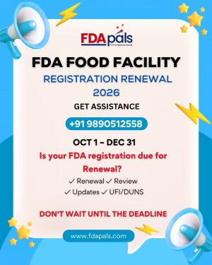 FDA Food Facility Registration Renewal Meta Ad