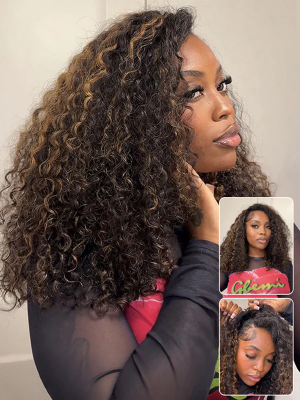 human hair half wig