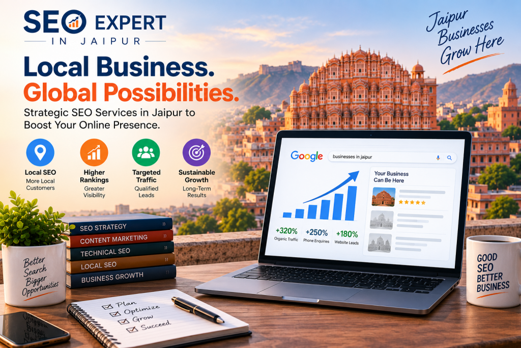 SEO Expert in Jaipur Helps Local Businesses Build Stronger Google Visibility in 2026 SEO Expert in Jaipur Helps Local Businesses Build Stronger Google Visibility in 2026