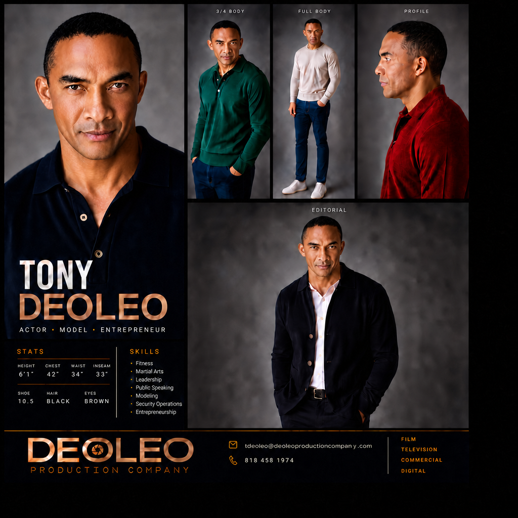 From Hollywood to Milan: Tony Deoleo Headlines a Packed Fall 2026 of Fashion, Television and Entertainment