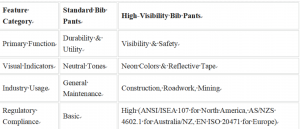 High Visibility Bib Pants