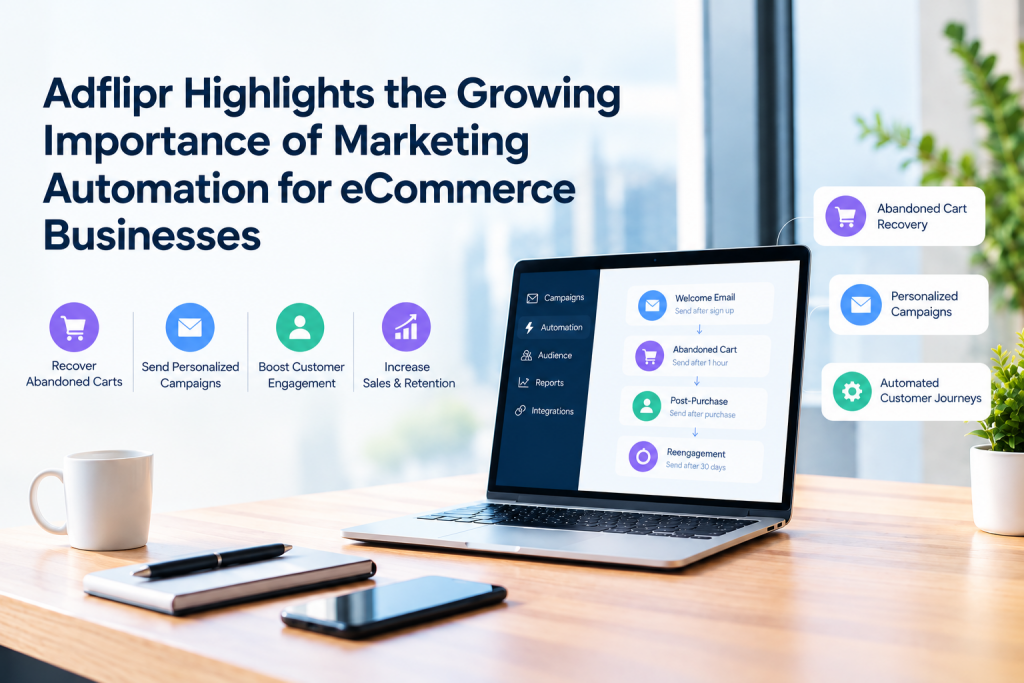 Adflipr Highlights the Growing Importance of Marketing Automation for eCommerce Businesses Adflipr Highlights the Growing Importance of Marketing Automation for eCommerce Businesses