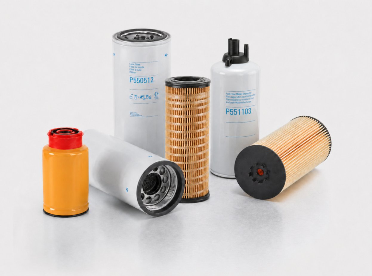 Representative heavy duty filter categories shown without branding image does not indicate certifica