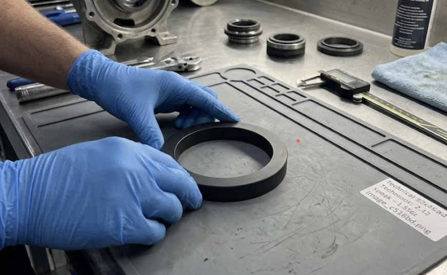 silicon carbide seal face handling