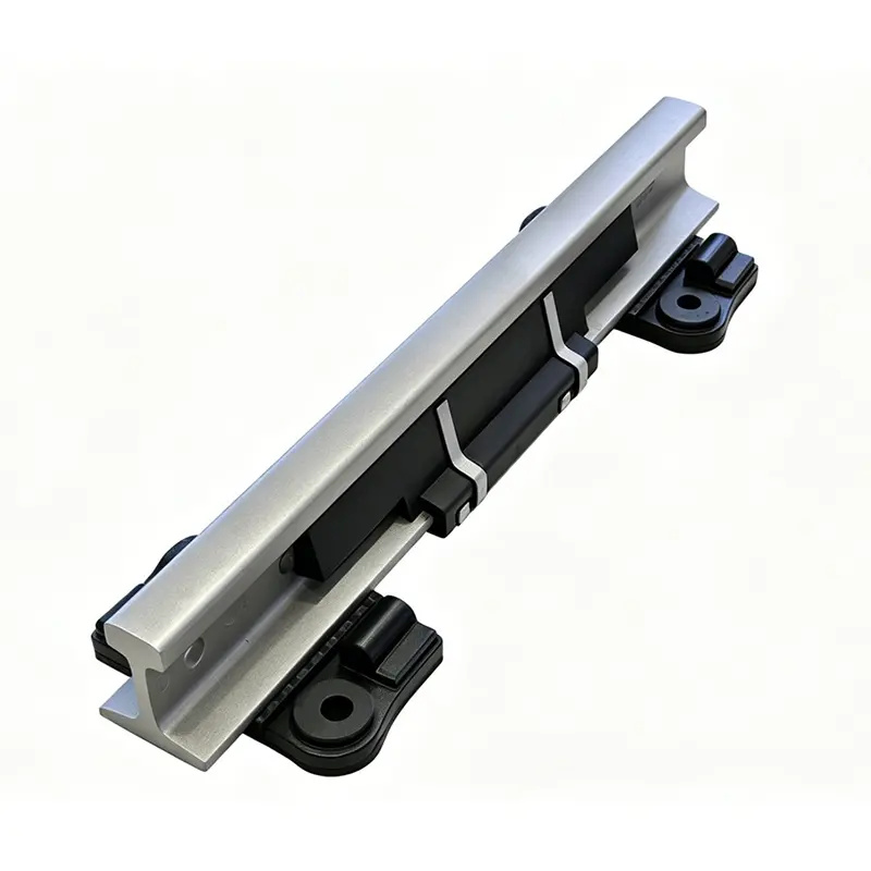Changmei Broadband Rail Vibration Absorber Installed On Rail Changmei Broadband Rail Vibration Absorber Installed On Rail