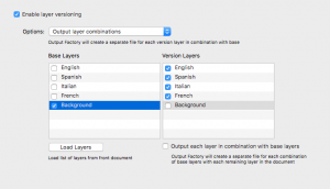 Output InDesign layer combinations as single files