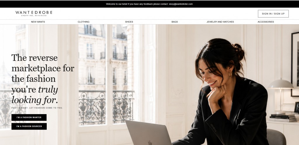 Wantedrobe.com Introduces a New Way to Shop Fashion Through Reversed Shopping and Wanted Ads