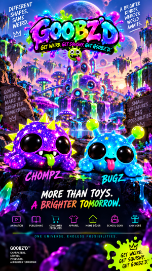 GOOBZ’D™: CHOMPZ™ and BUGZ™ introduce the colorful world of Resora.
