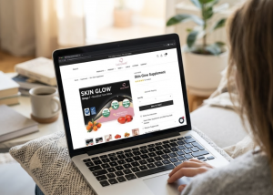 browsing skin glow online store