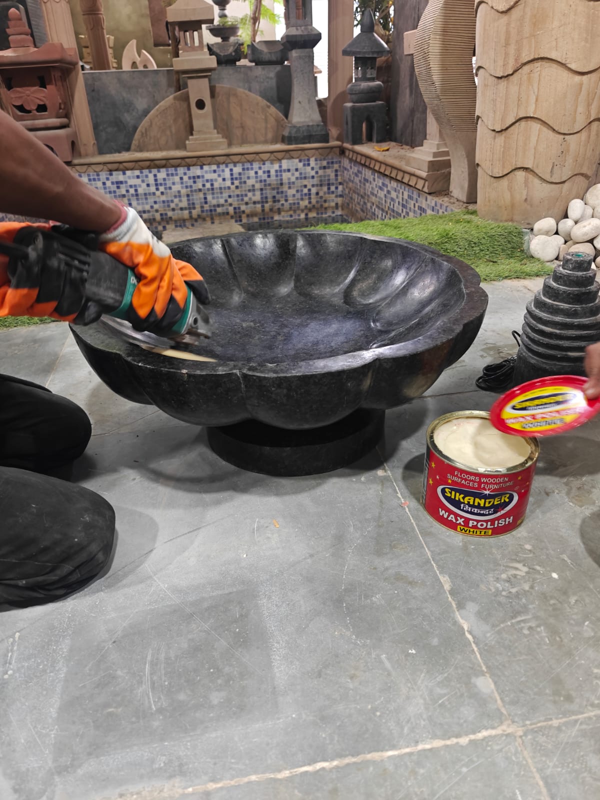 granite water fountain manufacturing at Stonemart in India