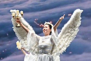 An Angel of Love spreads her wings, bringing blessings, hope and positivity.