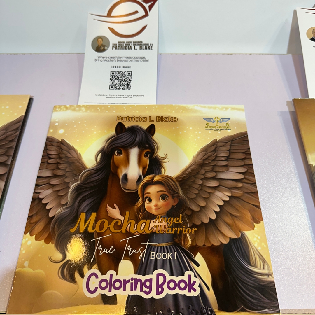 Mocha Angel Warrior True Trust Book 1 Coloring Book