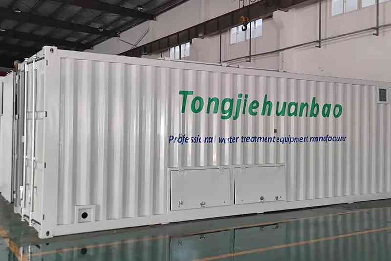 Tongjie Containerized Desalination Module Factory Side View Tongjie Containerized Desalination Module Factory Side View