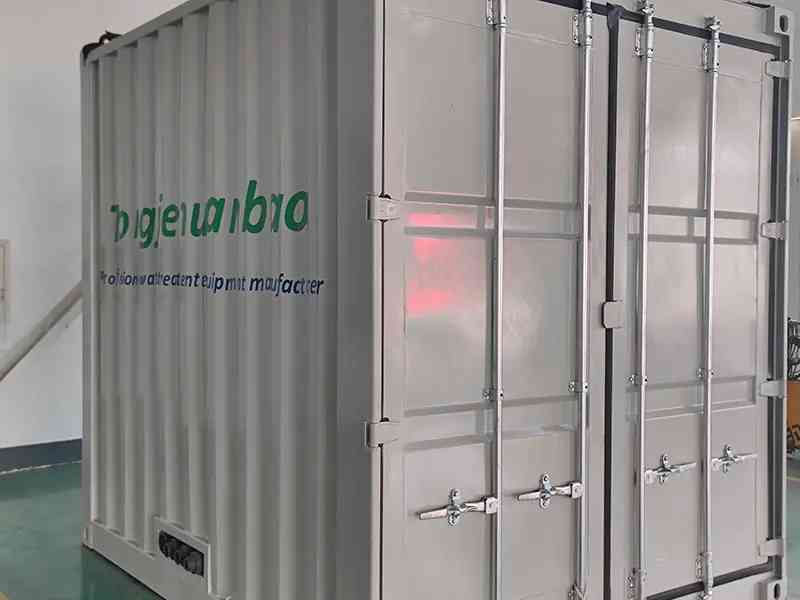 Tongjie Containerized SWRO Module Rear Access View Tongjie Containerized SWRO Module Rear Access View
