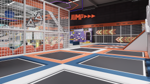 KAIQI Expansive Trampoline Court Configuration